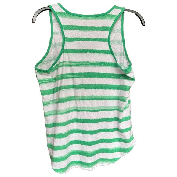 Soho New York Tank Top with Green Stripes - sz Med St Patricks Day - Picture 2 of 10